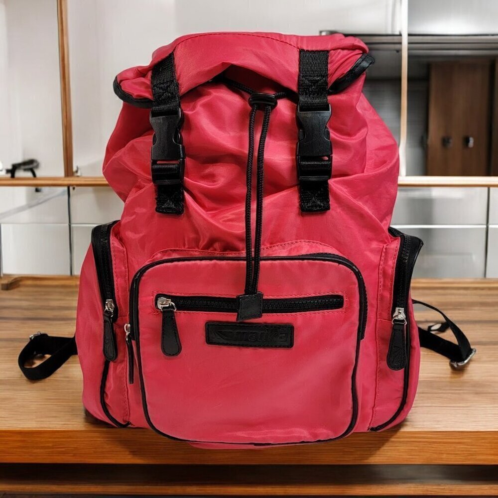 Marika Nylon Drawstring Backpack - Lightweight an… - image 1